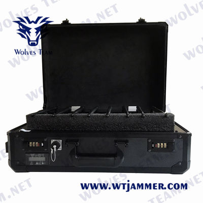 8 canales CDMA 120W señal de teléfono móvil jammer 5dBi Antena