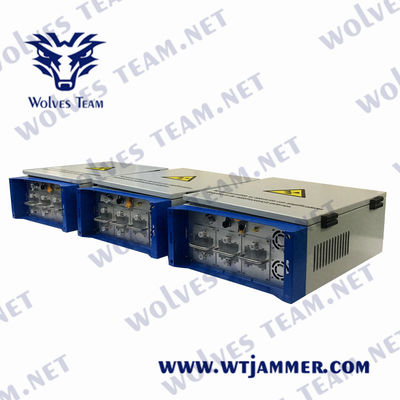 600W 5.8G GPS Inmuevo de drones jammers 2500m RF Jammer de señal de prisión
