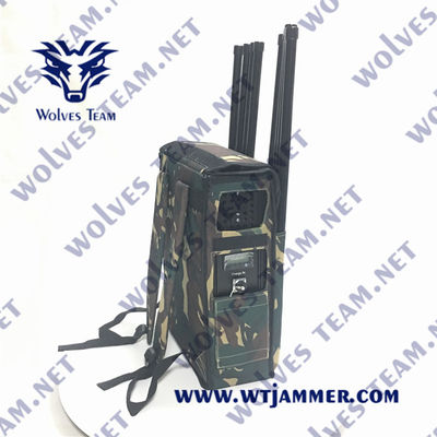 Interruptor de señal de mochila de RF militar GSM DCS PCS 3G 4G 90W