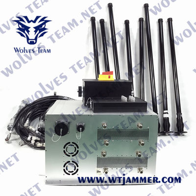 AC240V IED Bomb Jammer CDMA GSM 3G 4G 5G GPS 8 bandas 5dBi