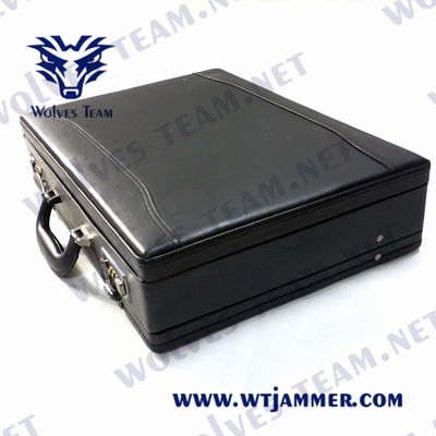 40W Interruptor de señal portátil RF ajustable 150m Maleta de mano GSM DCS