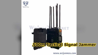 Emisión portátil del teléfono que atasca hasta los 500m 6 bandas Jammer Omni o antenas direccionales