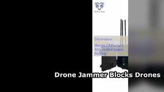 Bloqueador de señal de alta potencia Drone Jammer 600W