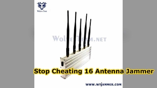 Blanco 20-100 metros GPS/wifi/bluetooth/teléfono celularSignal Jammer