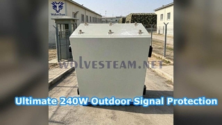 Jammer Signal Jammer impermeable con antenas direccionales Omni de 6 canales para teléfono móvil de 100-300 M 300W