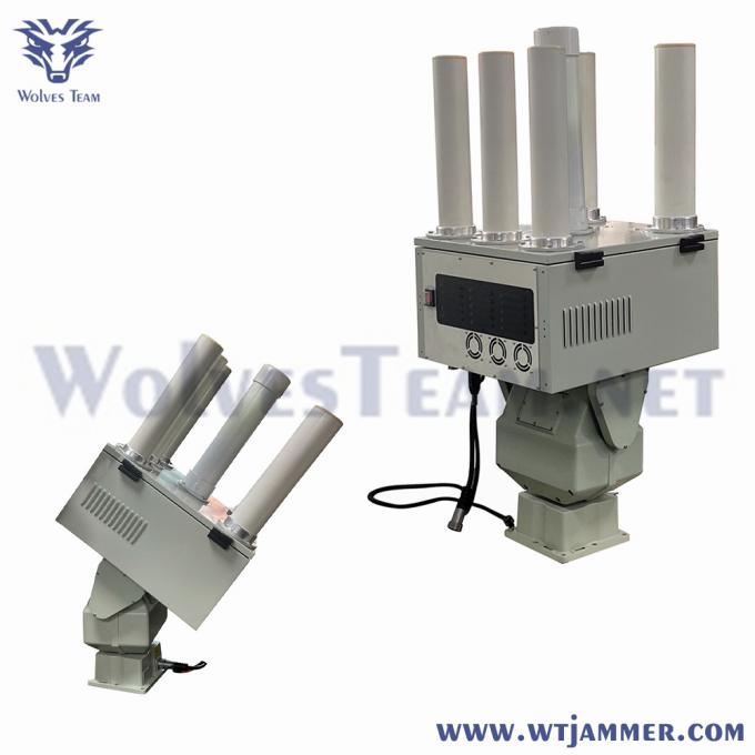 360° Pan-Tilt Anti-Drone Jammer side view